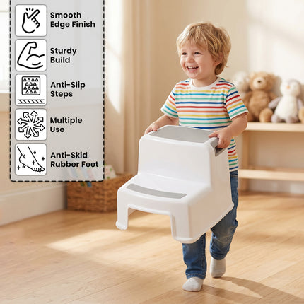 Anti-Slip Double Step Stool for Children - For Potty Training
