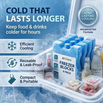 Reusable Freezer Blocks – Ice Packs for Lunch Boxes & Cool Bags
