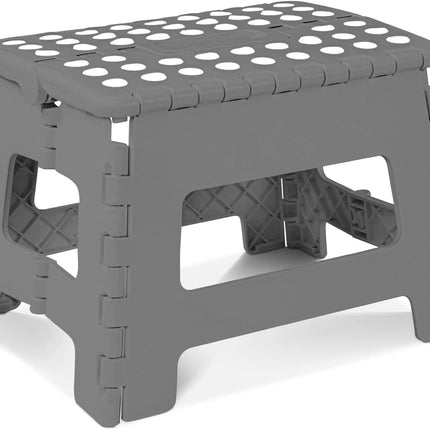 9-Inch Folding Step Stool - Anti-Slip & With Carry Handle