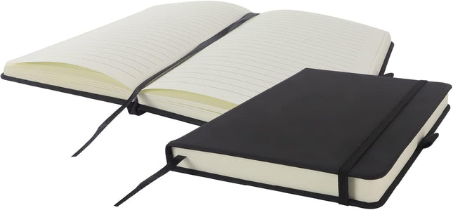 A5 Lined PU Leather Notebook – 240 Pages with Pen Loop