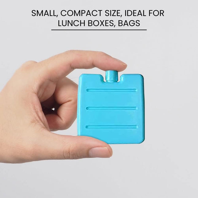 Mini Ice Packs for Lunch Boxes – 8cm Multicolour Freezer Blocks