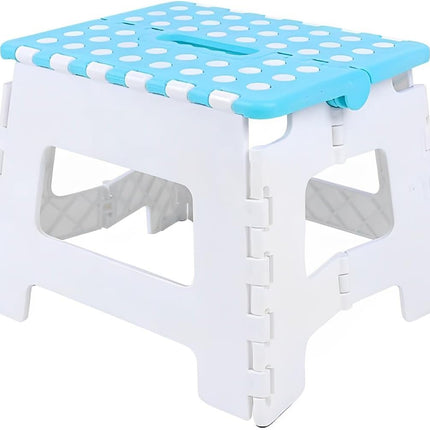 9-Inch Folding Step Stool - Anti-Slip & With Carry Handle