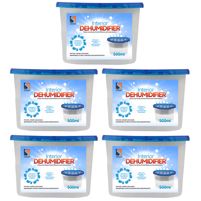 500ml Interior Dehumidifier – Disposable Moisture Absorber