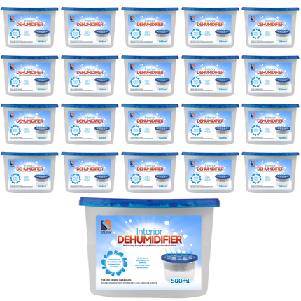500ml Interior Dehumidifier – Disposable Moisture Absorber