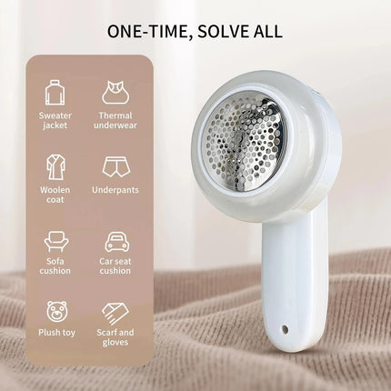 Electric Bobble & Lint Remover USB Rechargeable