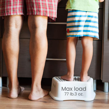 Plastic Toddler Step Stool – Anti-Slip Toilet & Bathroom Step