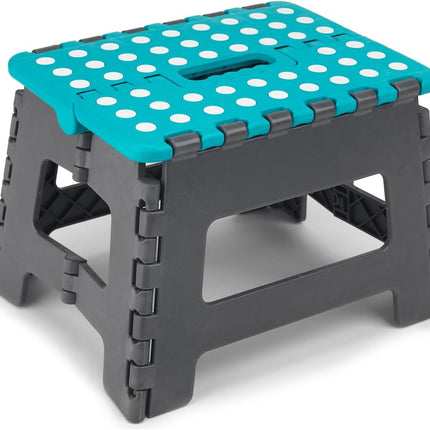 9-Inch Folding Step Stool - Anti-Slip & With Carry Handle