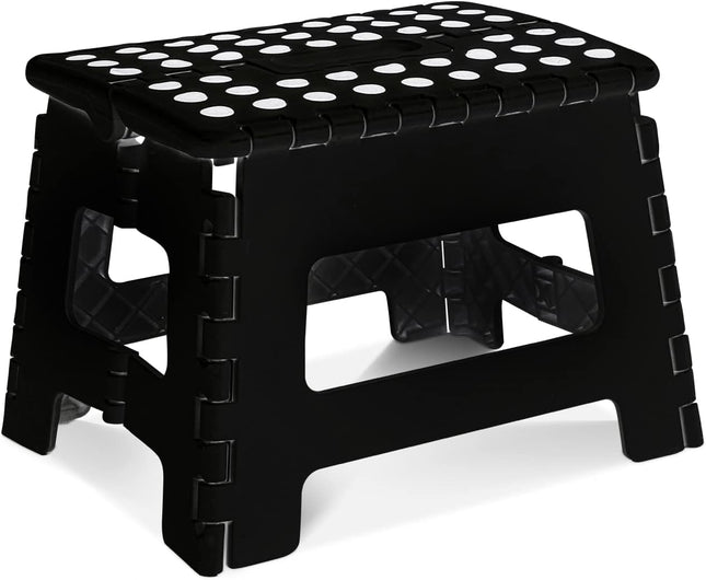 9-Inch Folding Step Stool - Anti-Slip & With Carry Handle