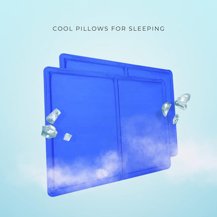 Gel Cooling Pillow Pads 40x30cm - Night Sweat Relief Mat