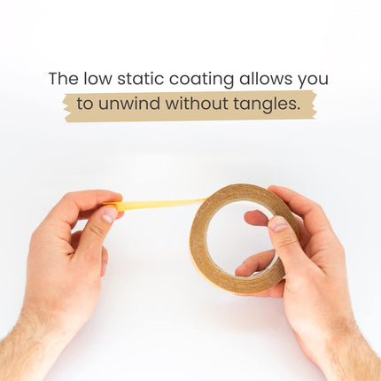 STERUN 6 Rolls Brown Parcel Tape 48mm x 66m Low Noise Tangle Free Ideal For Strong Packaging, Wrapping, Cardboard Box
