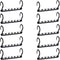 10-Pack Space Saving Clothes Hangers – Wardrobe Organiser