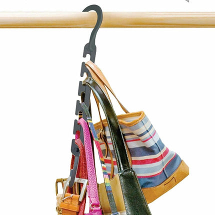 10-Pack Space Saving Clothes Hangers – Wardrobe Organiser