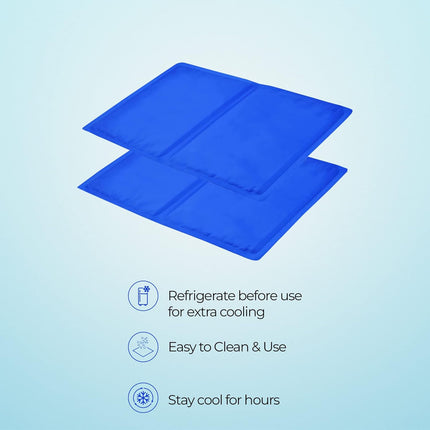 Gel Cooling Pillow Pads 40x30cm - Night Sweat Relief Mat
