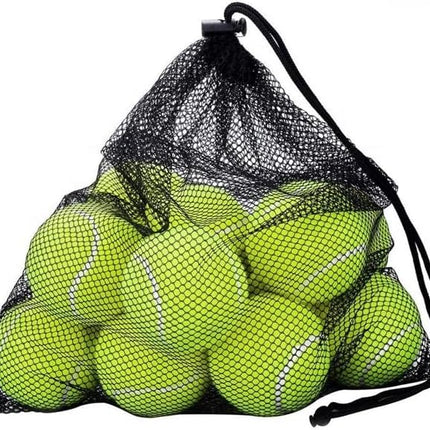 Tennis Balls with Storage Bag, Thick-Walled Durable Balls for Dogs, Tennis & Cricket
