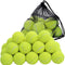 Tennis Balls with Storage Bag, Thick-Walled Durable Balls for Dogs, Tennis & Cricket