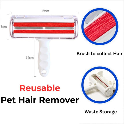 Reusable Pet Hair Remover Roller for Furniture & Clothes