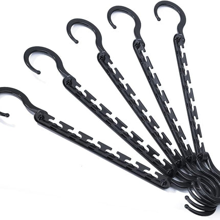 10-Pack Space Saving Clothes Hangers – Wardrobe Organiser