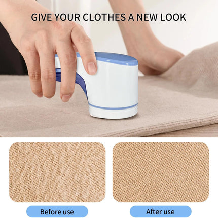USB Rechargeable Fabric Shaver with Cleaning Brush