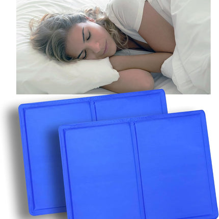 Gel Cooling Pillow Pads 40x30cm - Night Sweat Relief Mat
