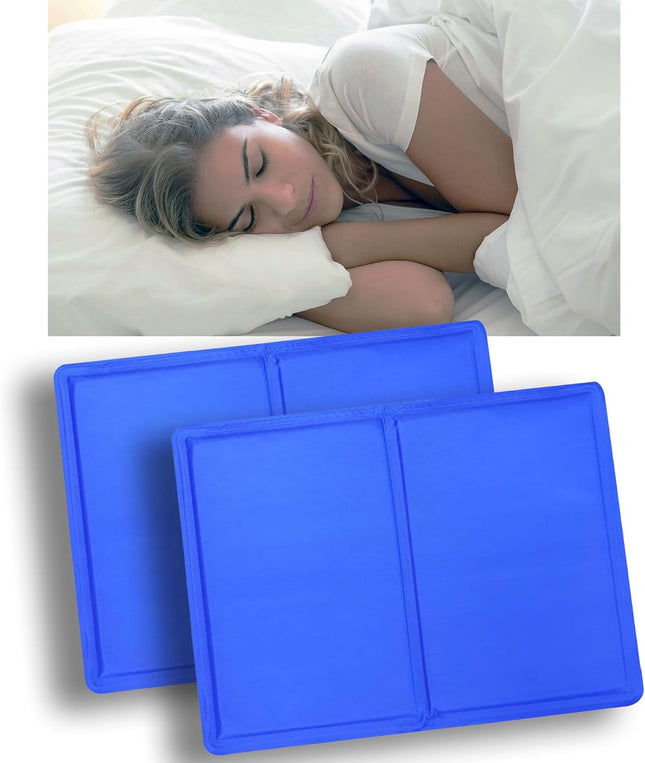 Gel Cooling Pillow Pads 40x30cm - Night Sweat Relief Mat