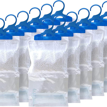 Hanging Wardrobe Dehumidifier Bags - Leak Proof