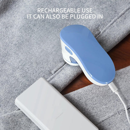 USB Rechargeable Fabric Shaver with Cleaning Brush