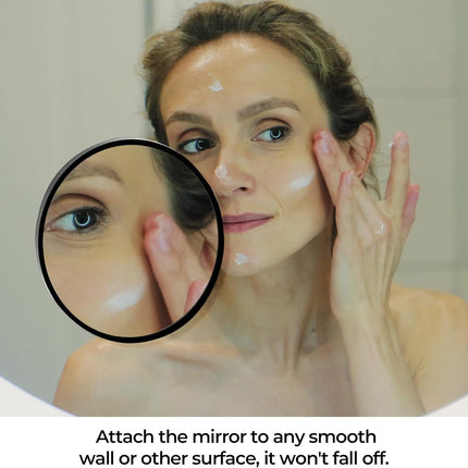 20X Magnifying Suction Mirror – Travel Size Makeup Mirror