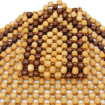 Wooden Beaded Seat Cushion – Massage Cover for Cars & Vans