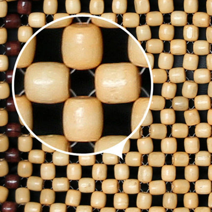 Wooden Beaded Seat Cushion – Massage Cover for Cars & Vans