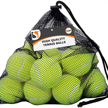 Tennis Balls with Storage Bag, Thick-Walled Durable Balls for Dogs, Tennis & Cricket