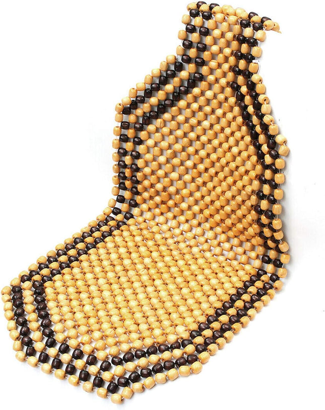 Wooden Beaded Seat Cushion – Massage Cover for Cars & Vans
