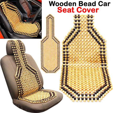 Wooden Beaded Seat Cushion – Massage Cover for Cars & Vans