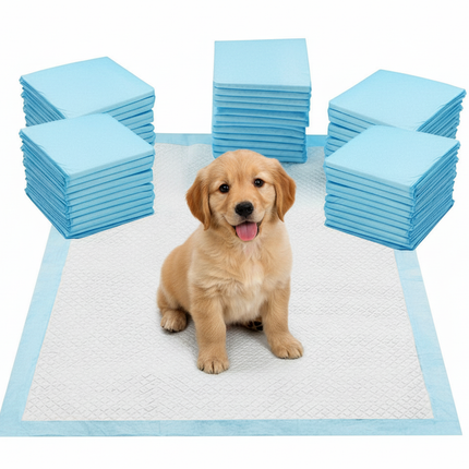 Heavy Duty Puppy Training Pads 60x60cm - Leak-Proof & Anti-Slip
