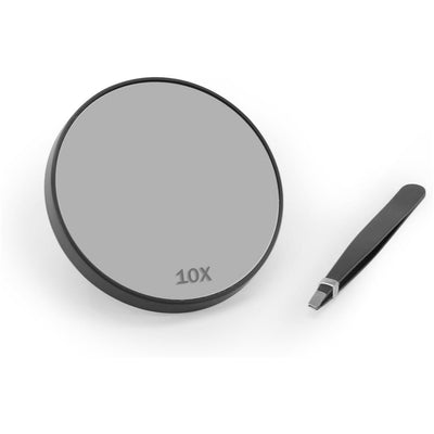 Magnifying Mirror With Tweezer